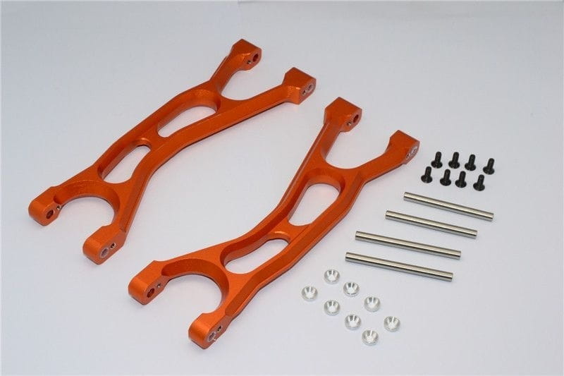 GPM Alu Querlenker oben v_h orange fuer Traxxas X-MAXX - RC-Zubehoer