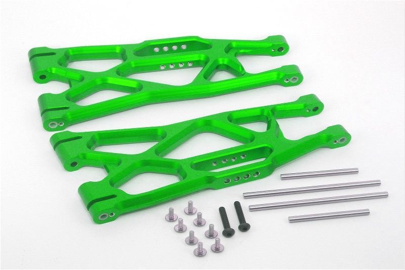 GPM Alu Querlenker unten v_h gruen fuer Traxxas X-MAXX - RC-Zubehoer