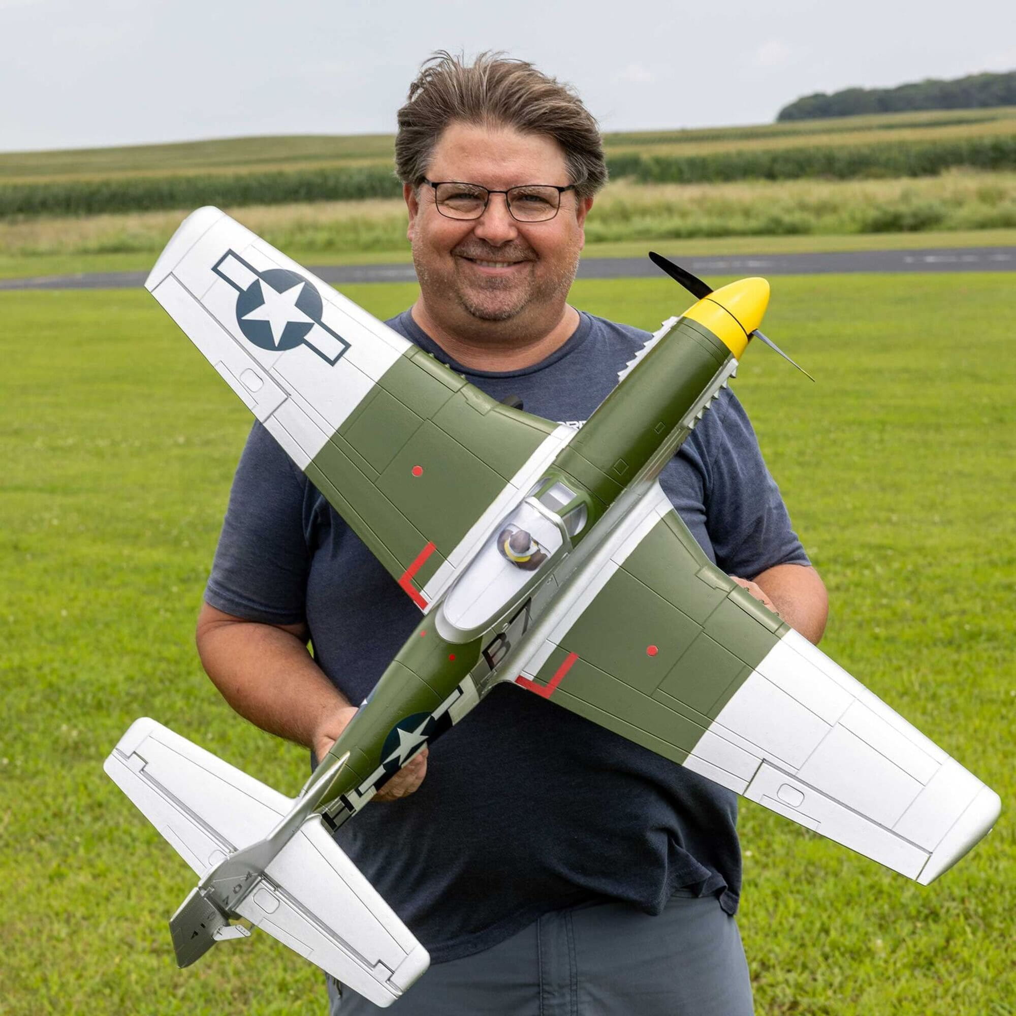 E-flite P51D Mustang 1m BNF Basic mit AS3X und SAFE e-flite-p51d-mustang-1-0m-bnf-rc-flugzeug-as3x-safe