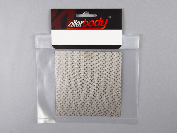 Killerbody Edelstahl Platte _ Gitter  _Type Fish_ - RC-Zubehoer