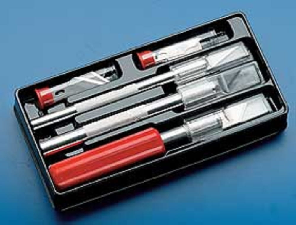 Krick Messerset Excel 3 Messer und 10 Klingen - RC-Zubehoer