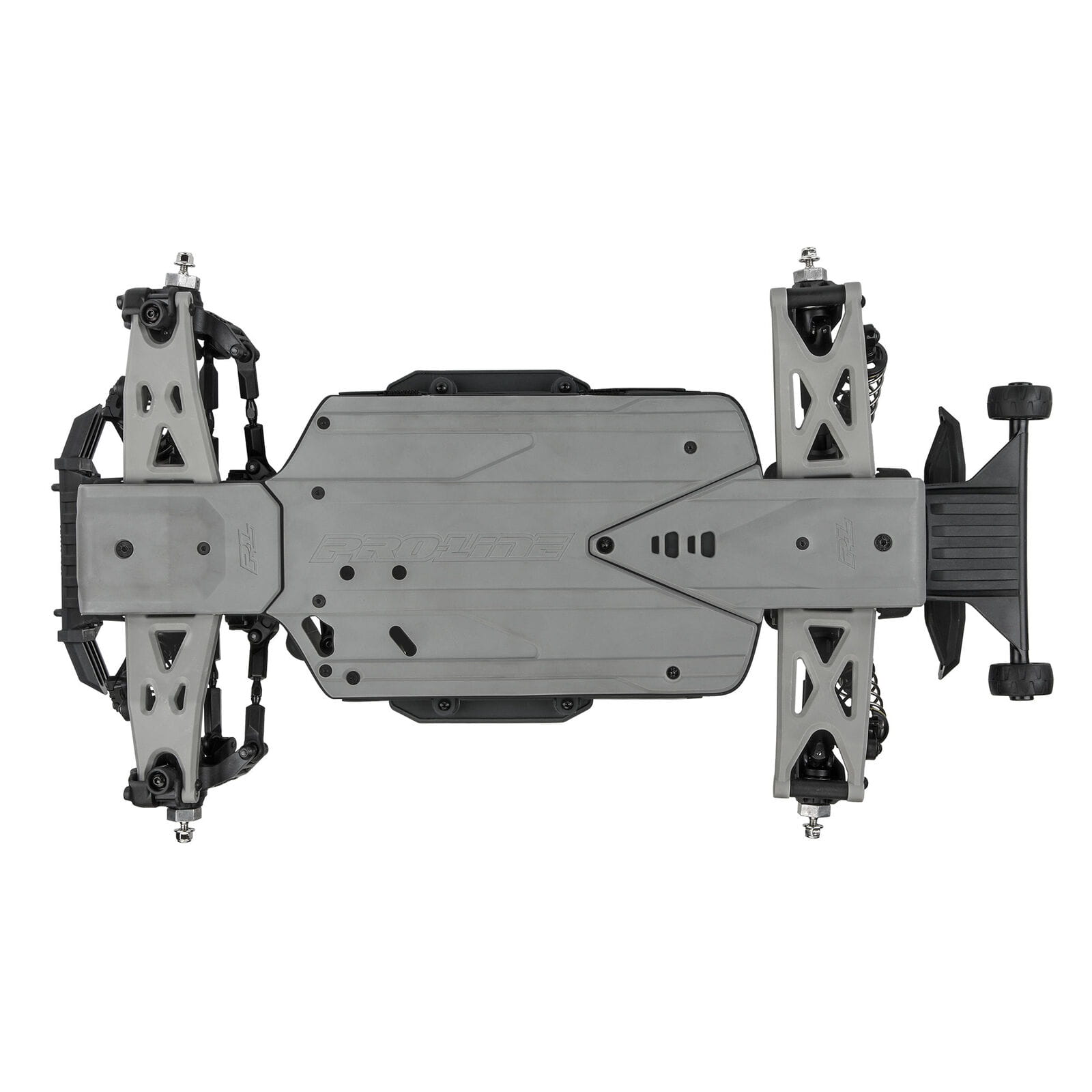Proline Bash Armor Front_Rear Skid Plates _Stone Gray_ for ARRMA 3S Vehicles - RC-Zubehoer