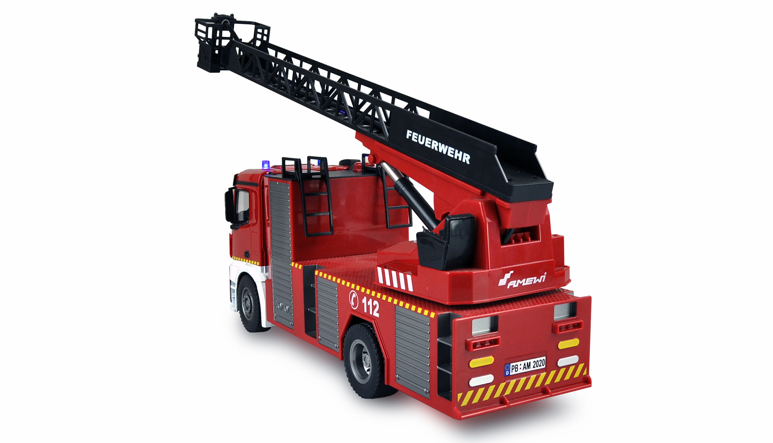 Amewi RC Mercedes-Benz Feuerwehr Drehleiter 1_18 RTR Lizenzmodell
