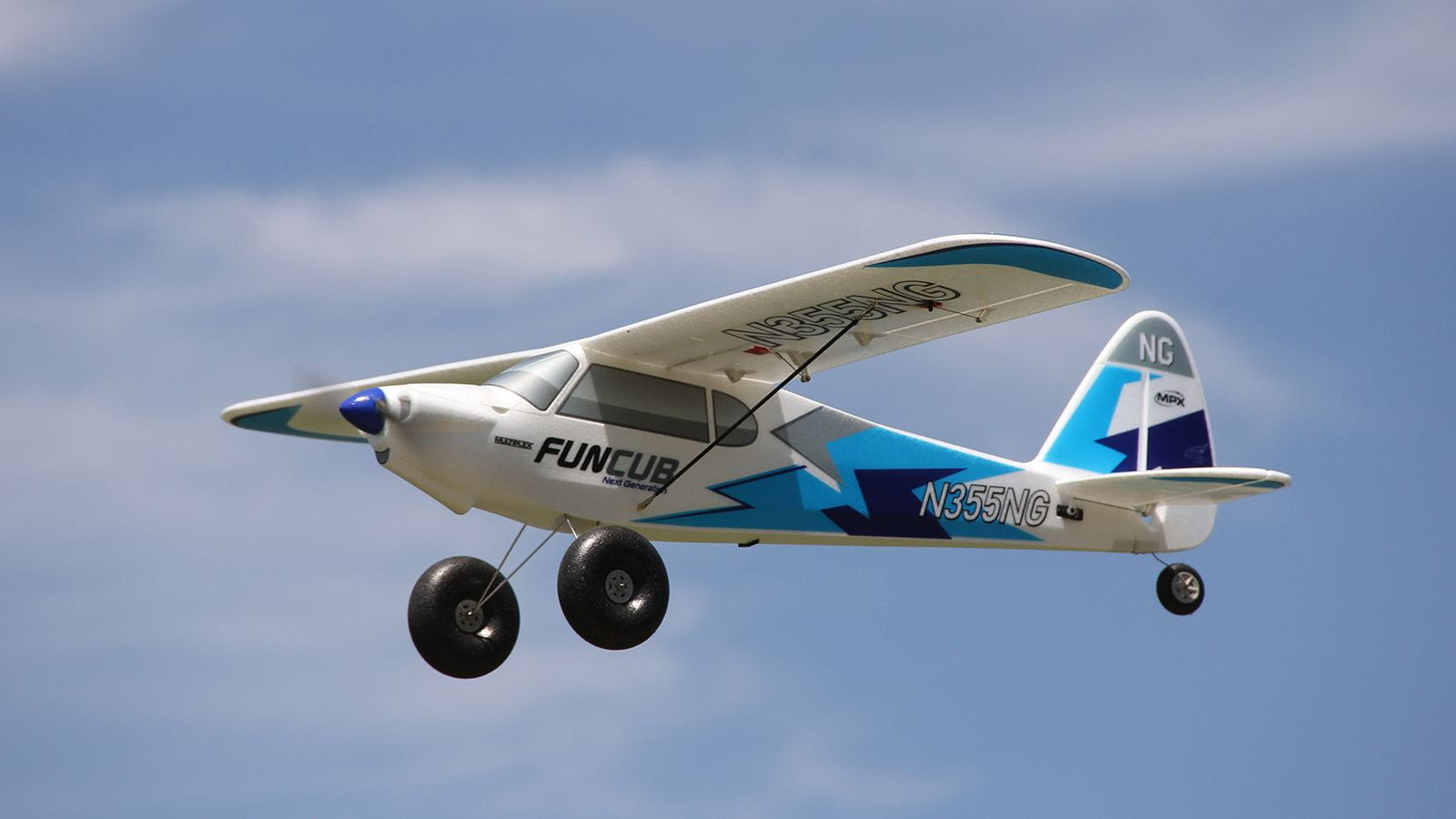 RC Flugzeug FunCub NG blau made by MPX Multiplex Multiplex RC Flugzeug FunCub NG blau made by MPX