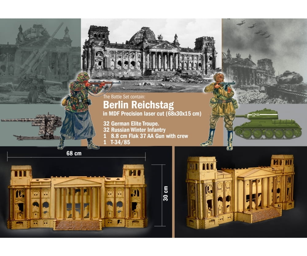 Italeri 1:72 Berlin Reichstag Battle-Set 1945 Fall of the Reich