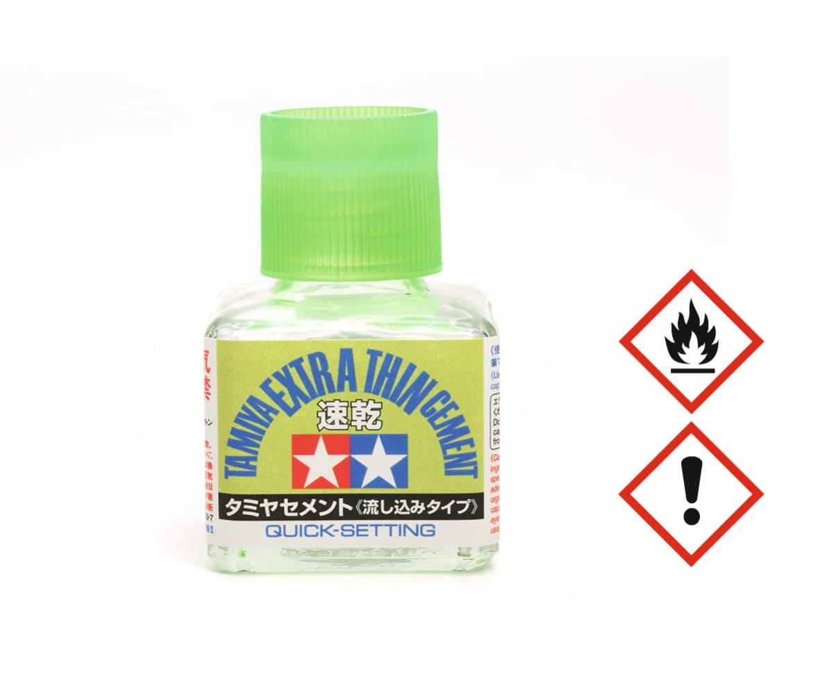 Tamiya Plastikkleber 40ml Quick extrad. Tamiya Tamiya Plastikkleber 40ml Quick extrad. Tamiya