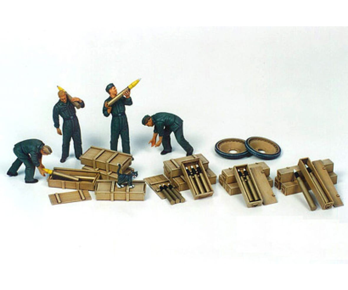 Tamiya WWII Figuren Set Panzer Ladetruppe 1:35 Plastik Modellbau Militär Bausatz