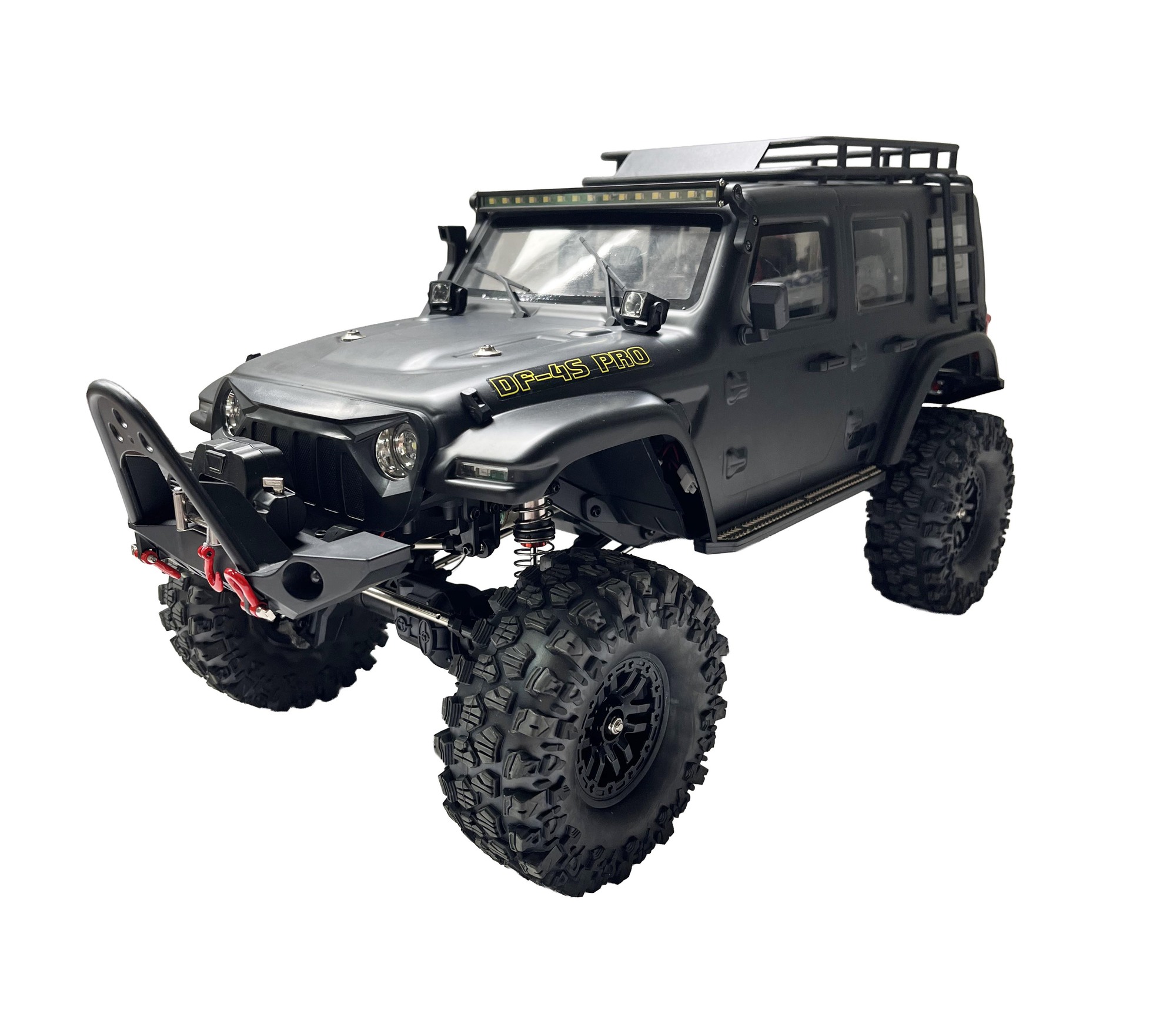DF Models DF-04S PRO BL RC Crawler 1_10 Brushless RTR matt Schwarz