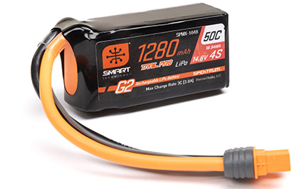 spektrum-lipo-akku-14-8v-1280mah-4s-50c-smart-g2-trail-pro-ic3