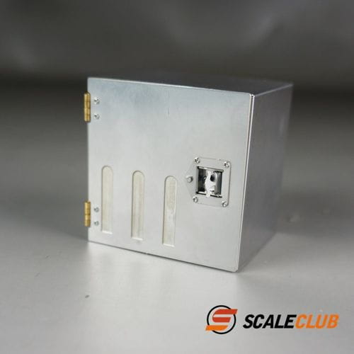 ScaleClub 1_14 Werkzeugbox 52mm aus Edelstahl - RC-Zubehoer