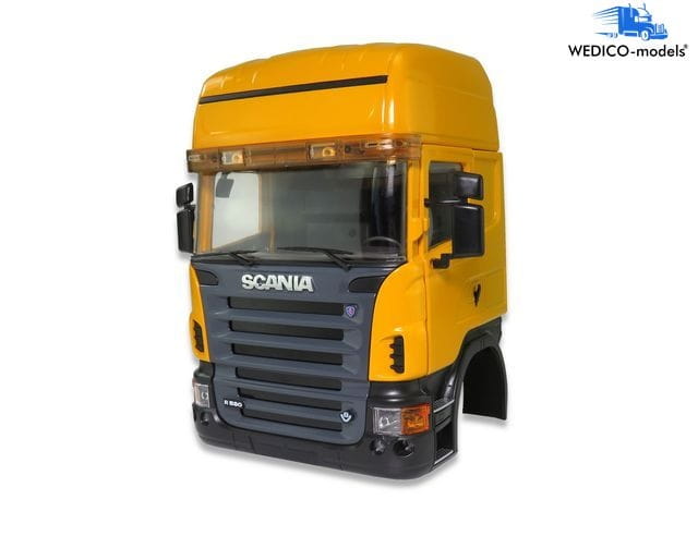 Wedico SCANIA Fahrerhaus TOPLINE_ gelb RAL1007 - RC-Zubehoer
