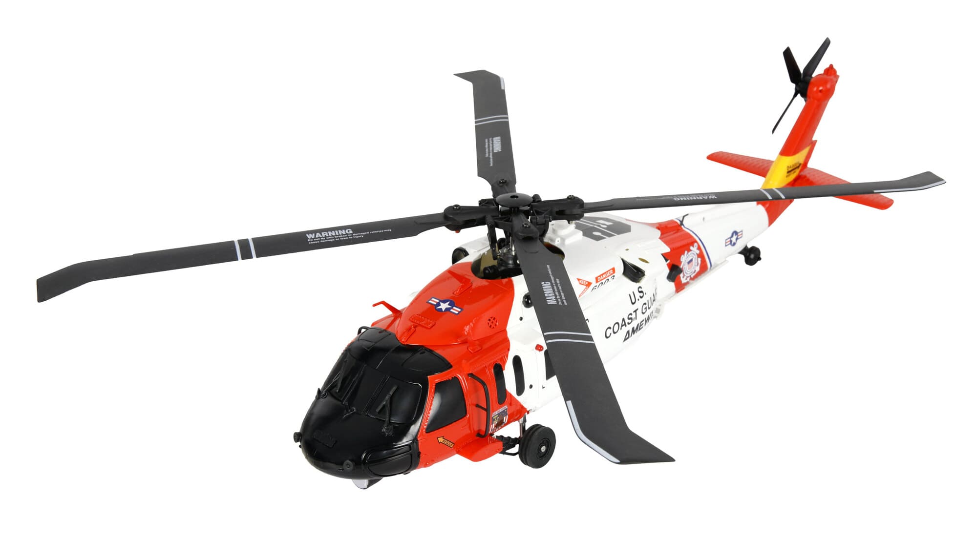 Amewi UH60 Black Hawk Coastguard RC Helikopter 6G_3D RTF