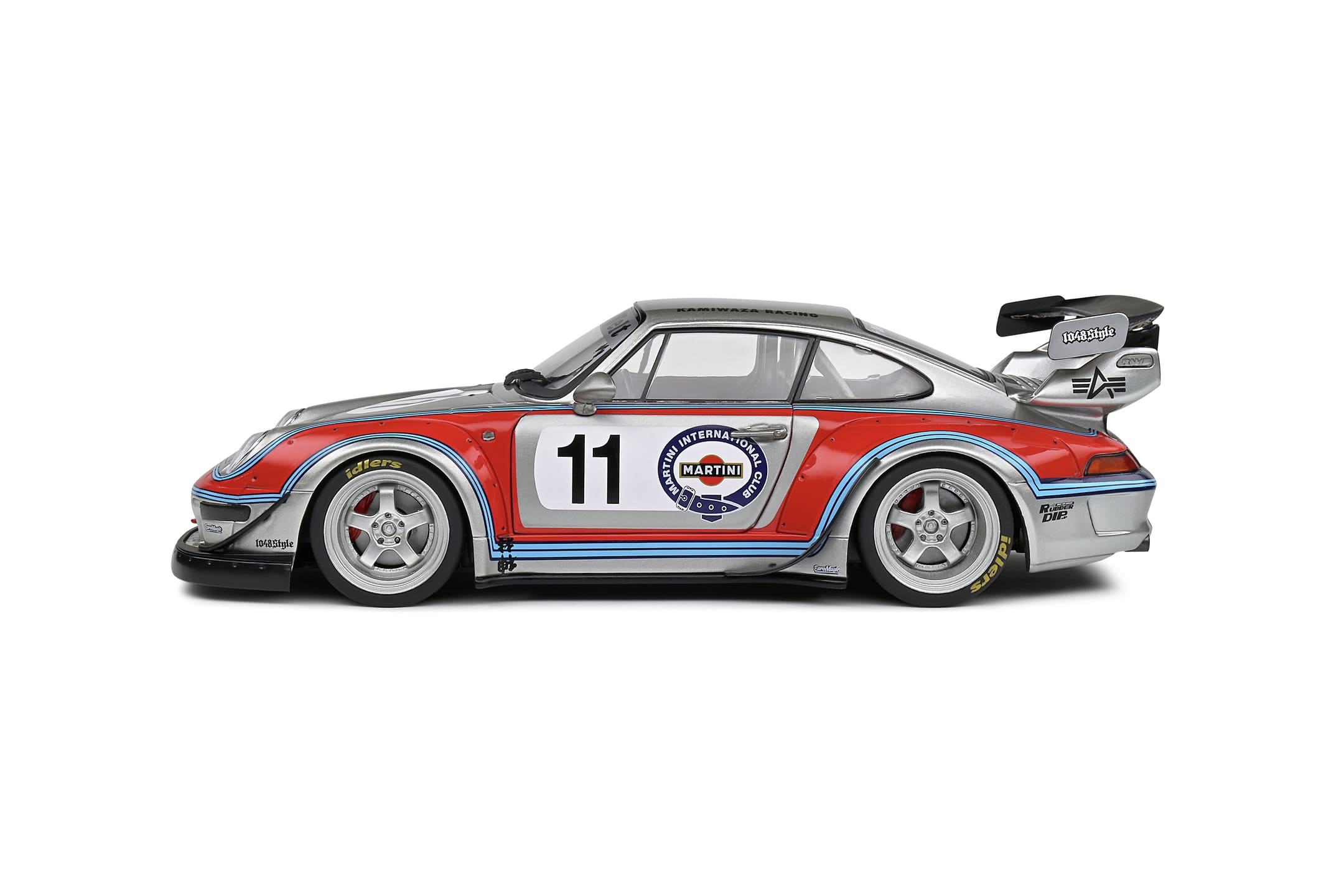 Solido Porsche RWB Bodykit Martini Grau 2020 Modellauto 1_18