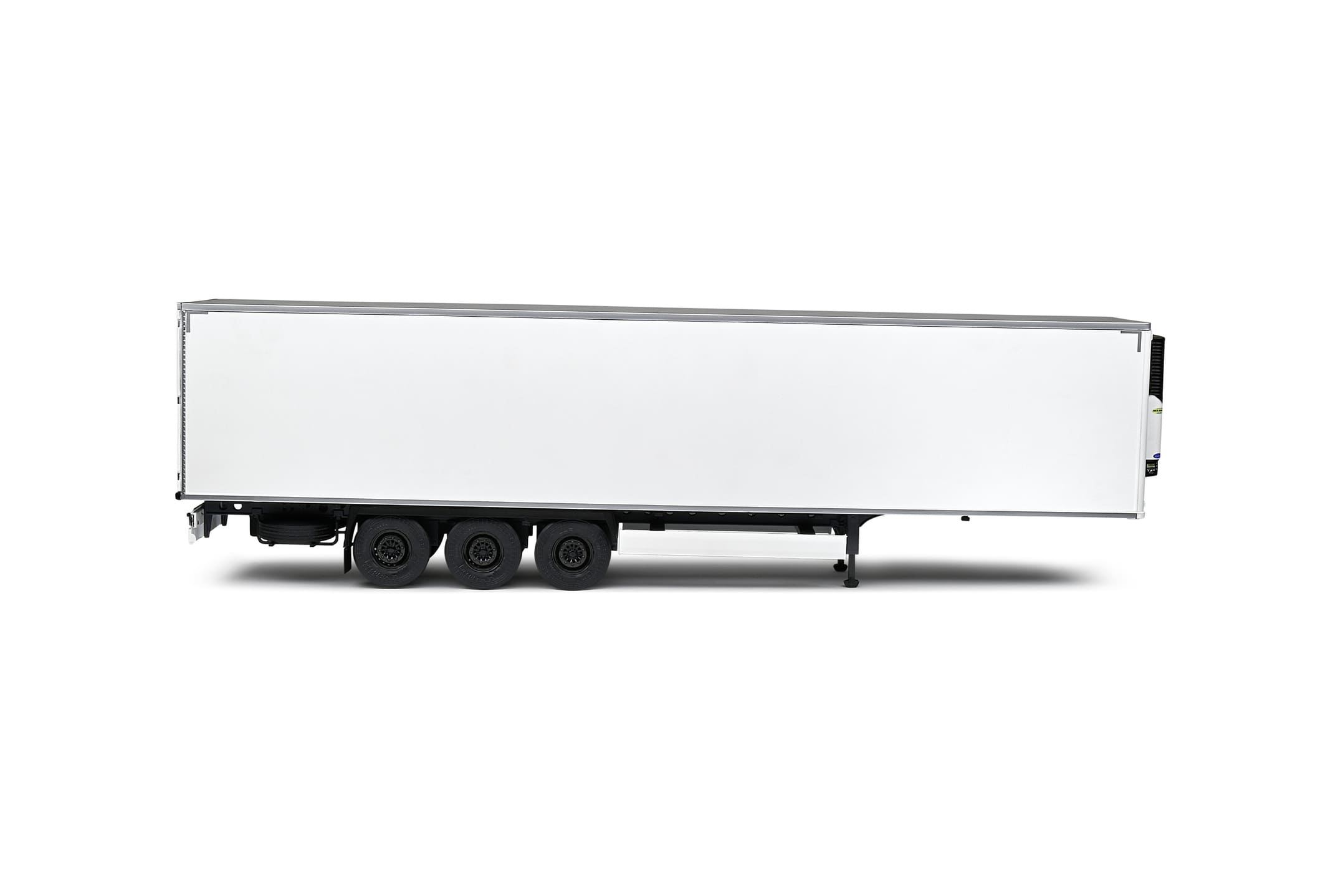 Solido 1_24 Kuehltrailer in weiss - Die-cast Modell mit detaillierten Oeffnenden Tueren