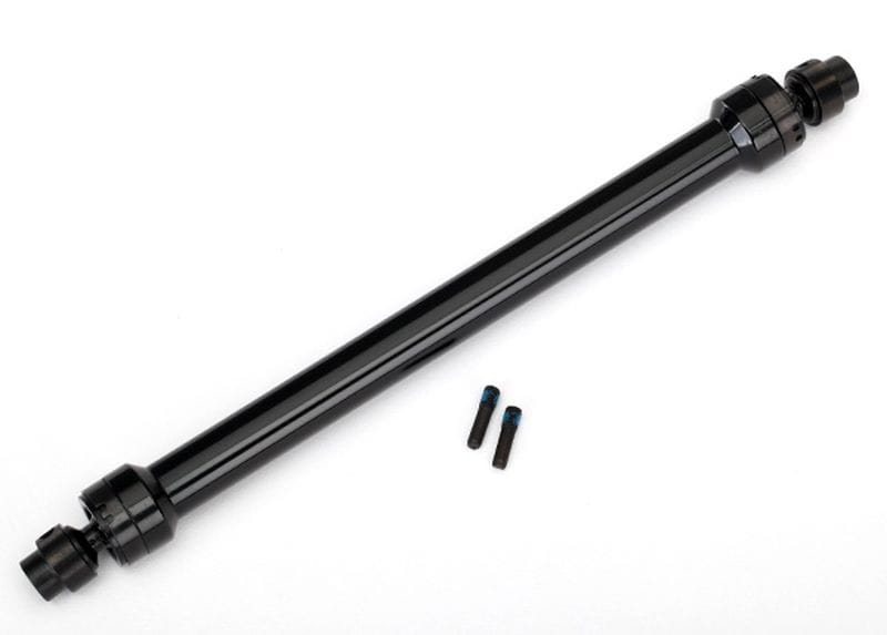 Traxxas Antriebswelle Center hi_ 6061-T6 Alu schwarz montiert _ KT - RC-Zubehoer