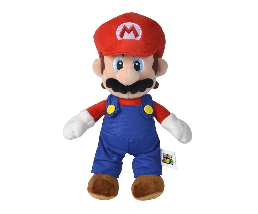 Simba Toys Super Mario Mario Plüsch Figur, 30cm