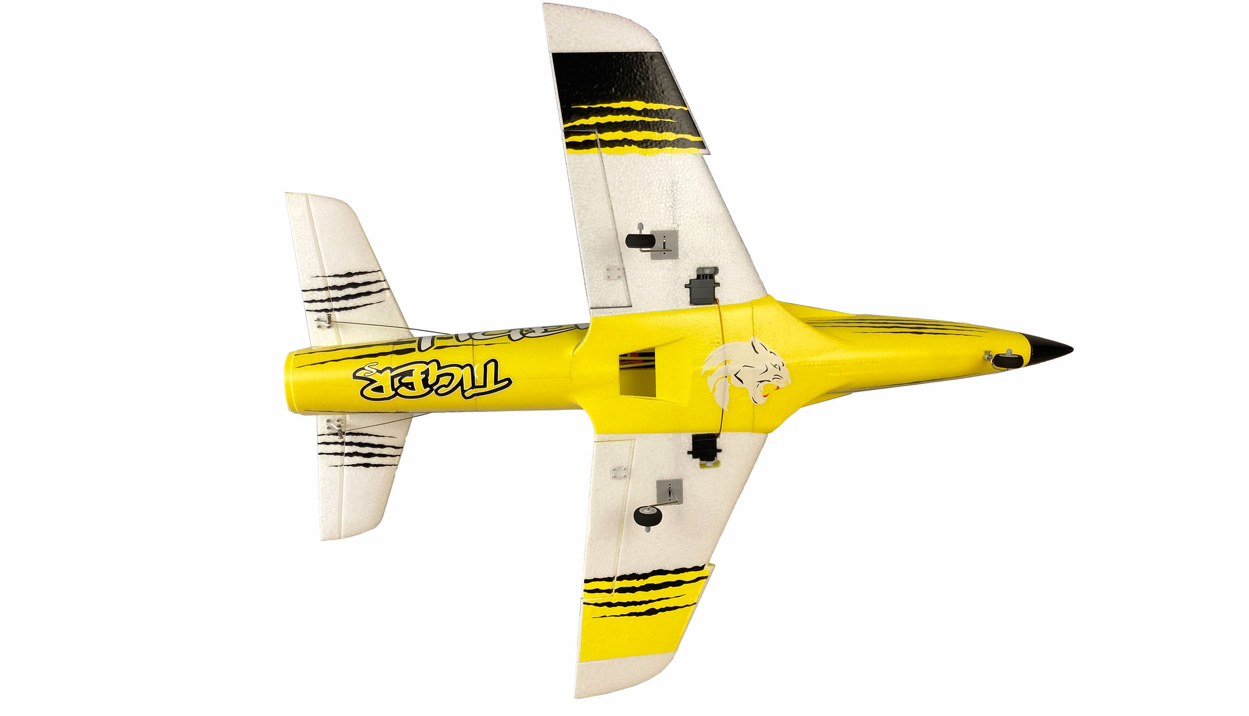 Amewi RC Flugzeug AMXFlight Tiger S Jet 55mm EDF PNP gelb