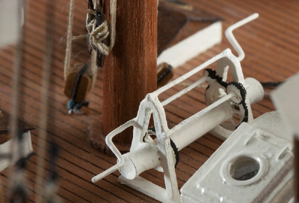 Krick Dusek La Belle Poule Segelschulschiff französischen Marine 1:50 Holz Baukasten