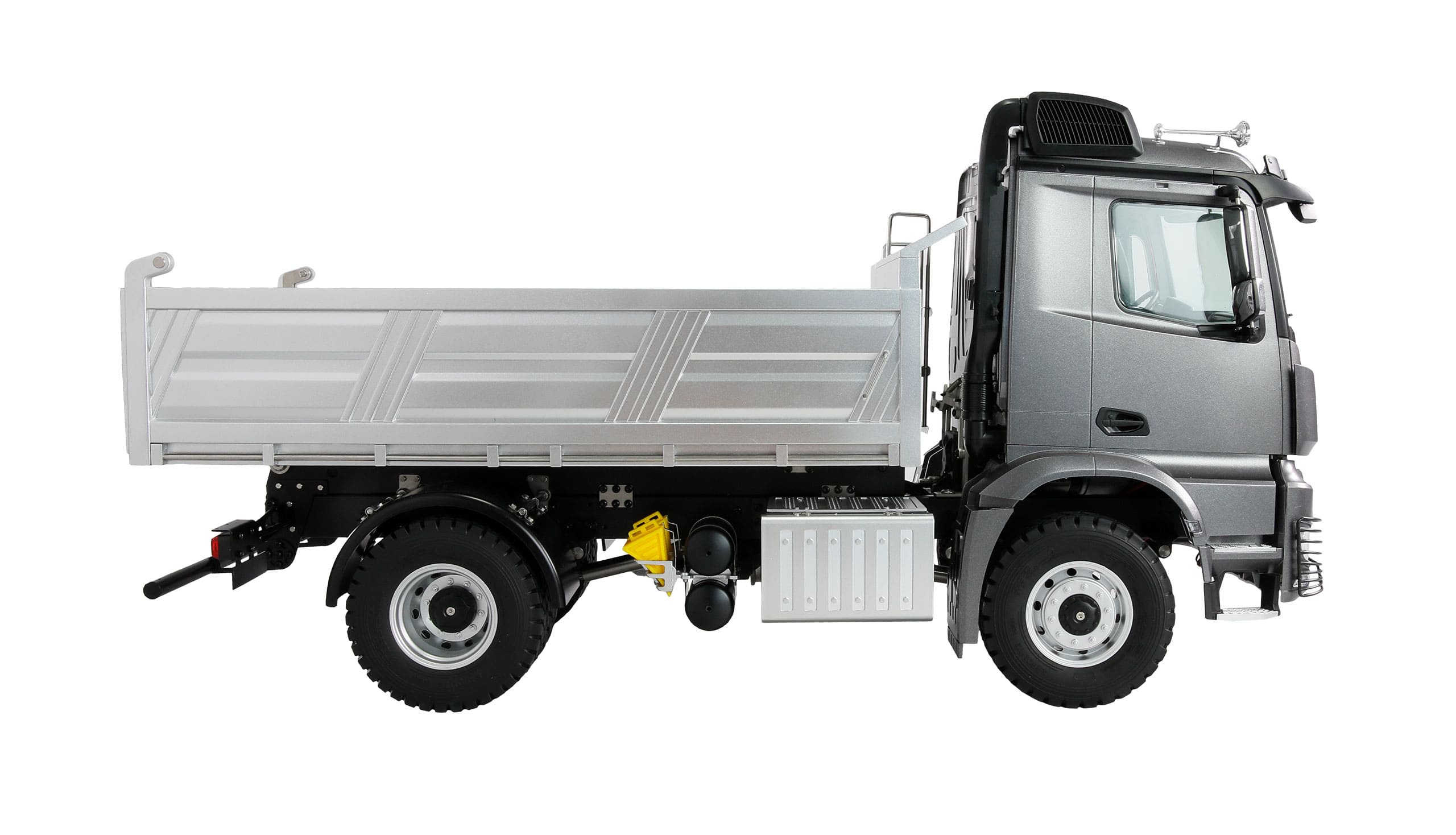 Mercedes-Benz Arocs 4x4 Muldenkipper 1_14 RTR in Anthrazit