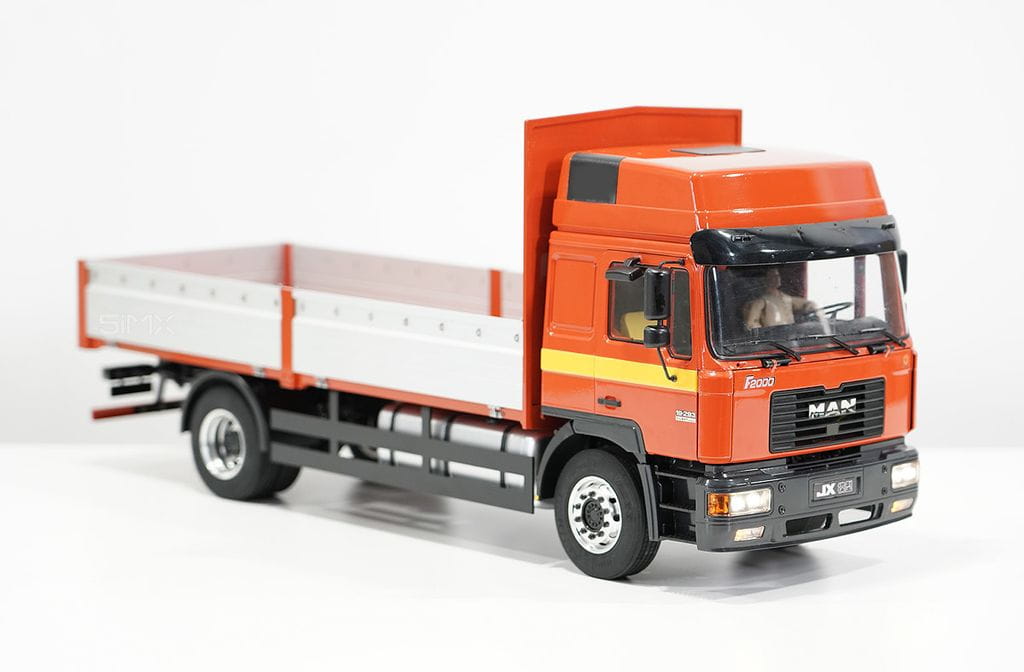 JXModel 1_14 MAN F2000 2-Achs-Gliederzugmasch. mit Pritsche - RC-Zubehoer