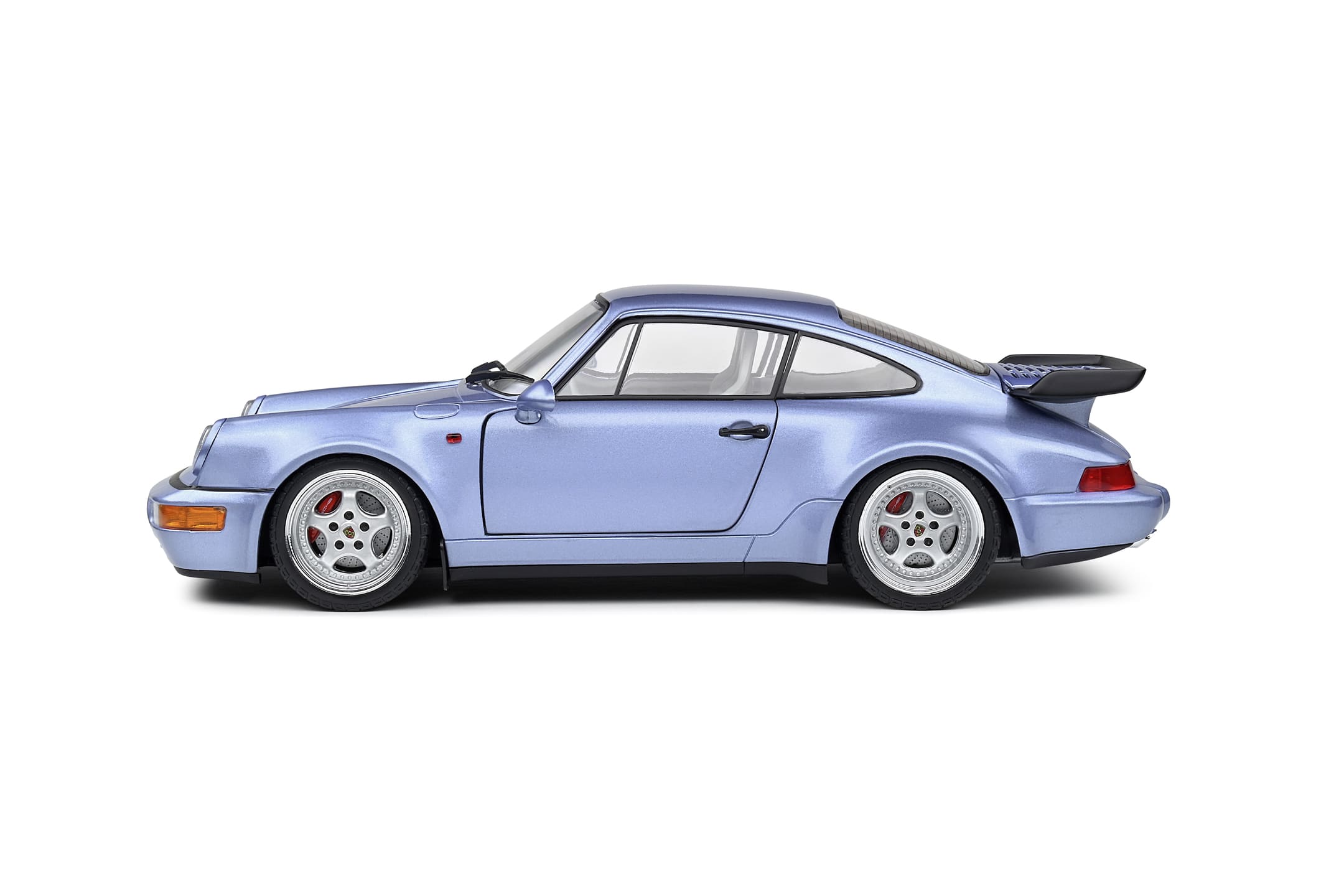 Solido Modellauto 1_18 Porsche 911 _964_ Turbo Horizon Blue 1990 - Detailgetreues Modell