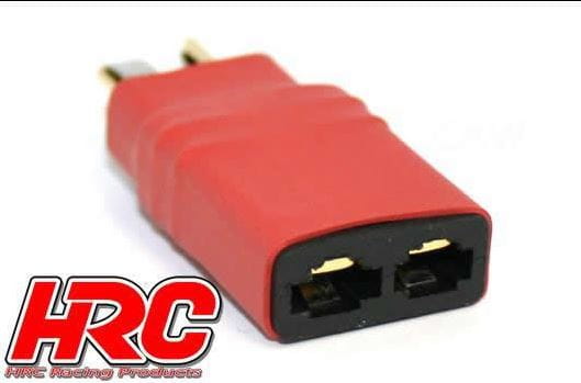 Adapter - Kompakte Version - TRX Stecker zu T Plug _Dean's Kompatible_ Akku Stecker - RC-Zubehoer