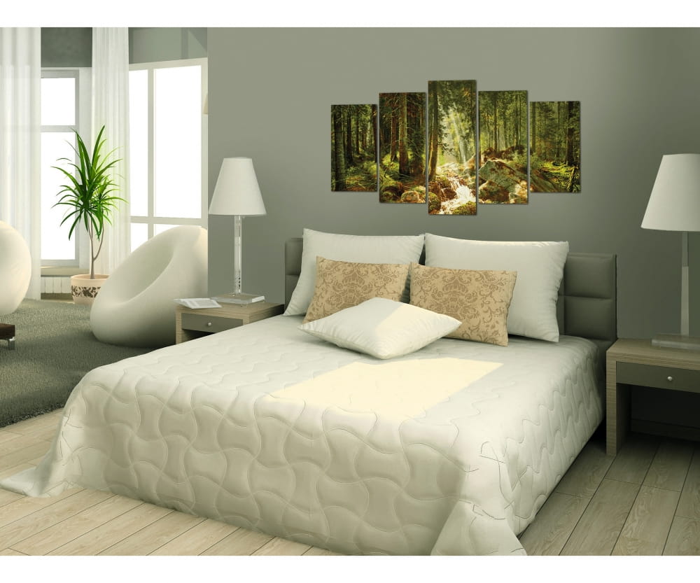 Schipper Malen nach Zahlen Unser Wald Polyptychon 5-teilig 132 x 72 cm