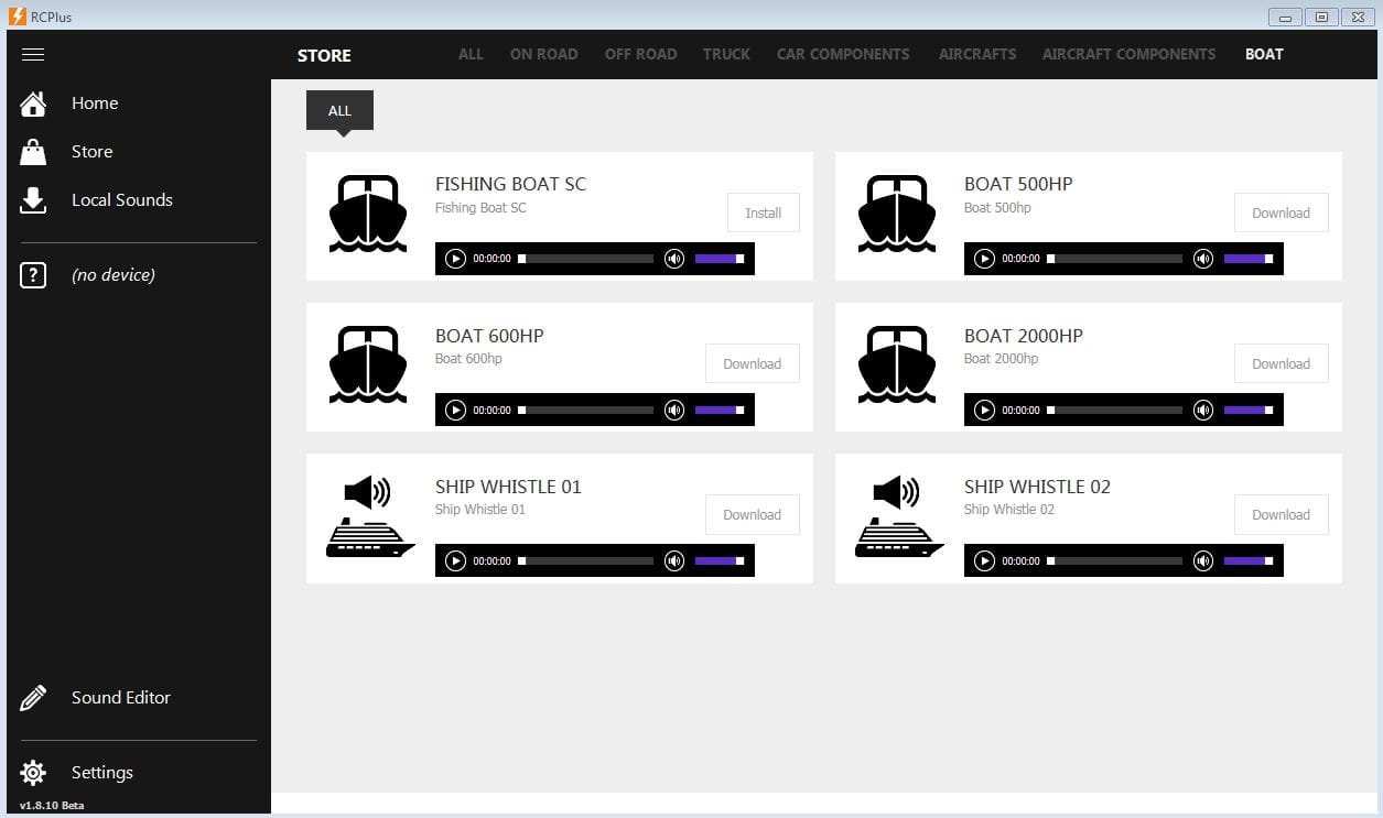 ESS Soundmodul Komplett Set Soundmodul fuer Boote und Schiffe