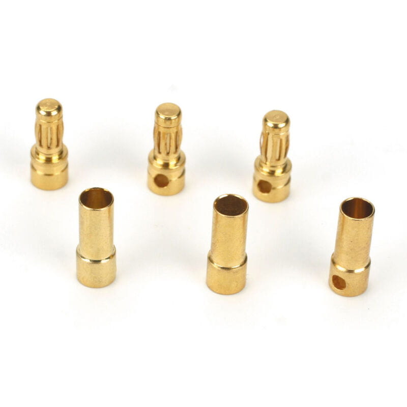 Dynamite Goldkontaktstecker 3_5 mm _3 Stk_ - RC-Zubehoer