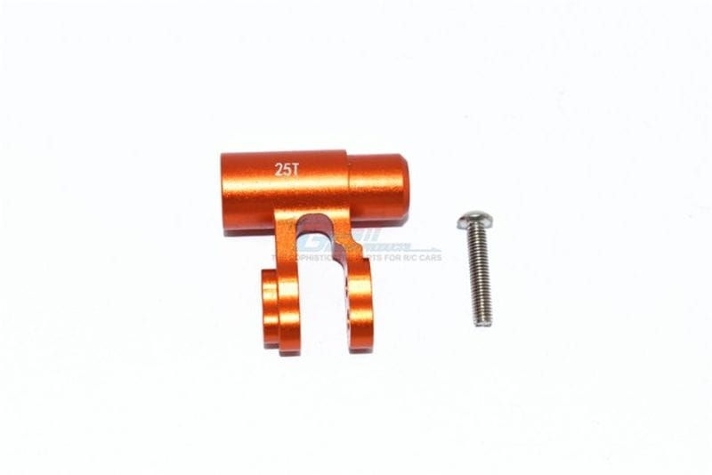 GPM ALUMINUM STANDARD 25T SERVO HORN-2PC SET fuer Traxxas X-MAXX 8S _ orange - RC-Zubehoer