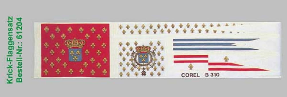 Krick Flaggensatz Mirage_ Sirene - RC-Zubehoer