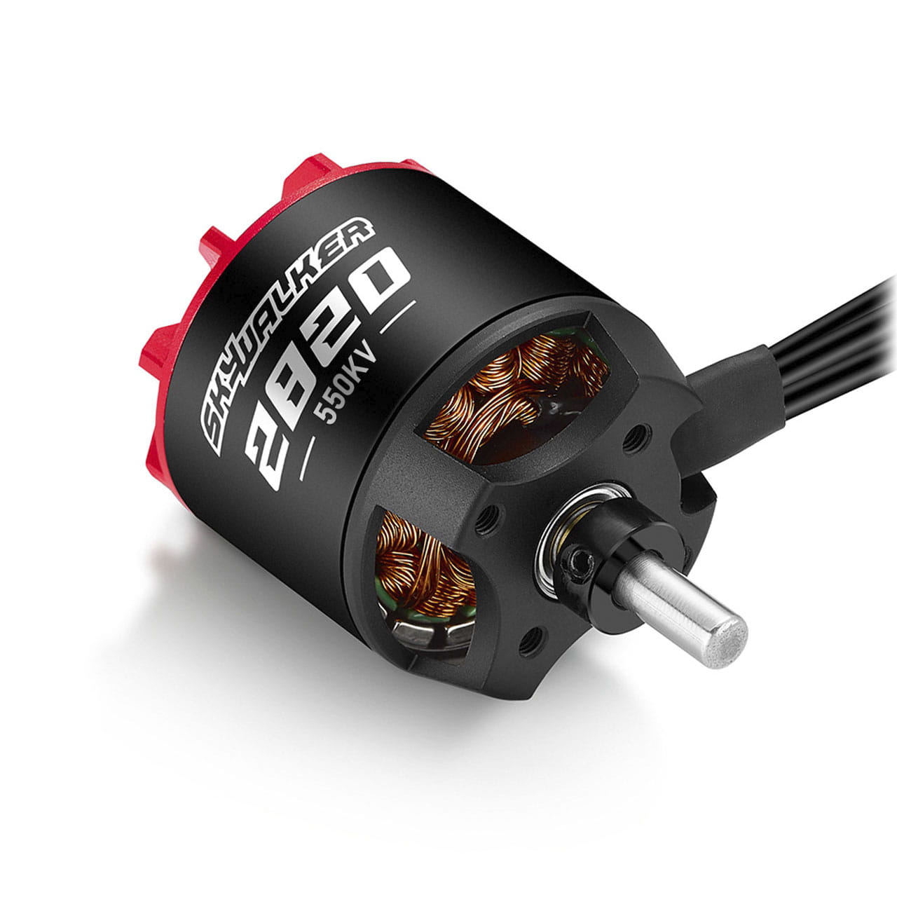 Hobbywing SkyWalker Brushless Motor 2820SL-550KV-BLACK-G1-HW - RC-Zubehoer