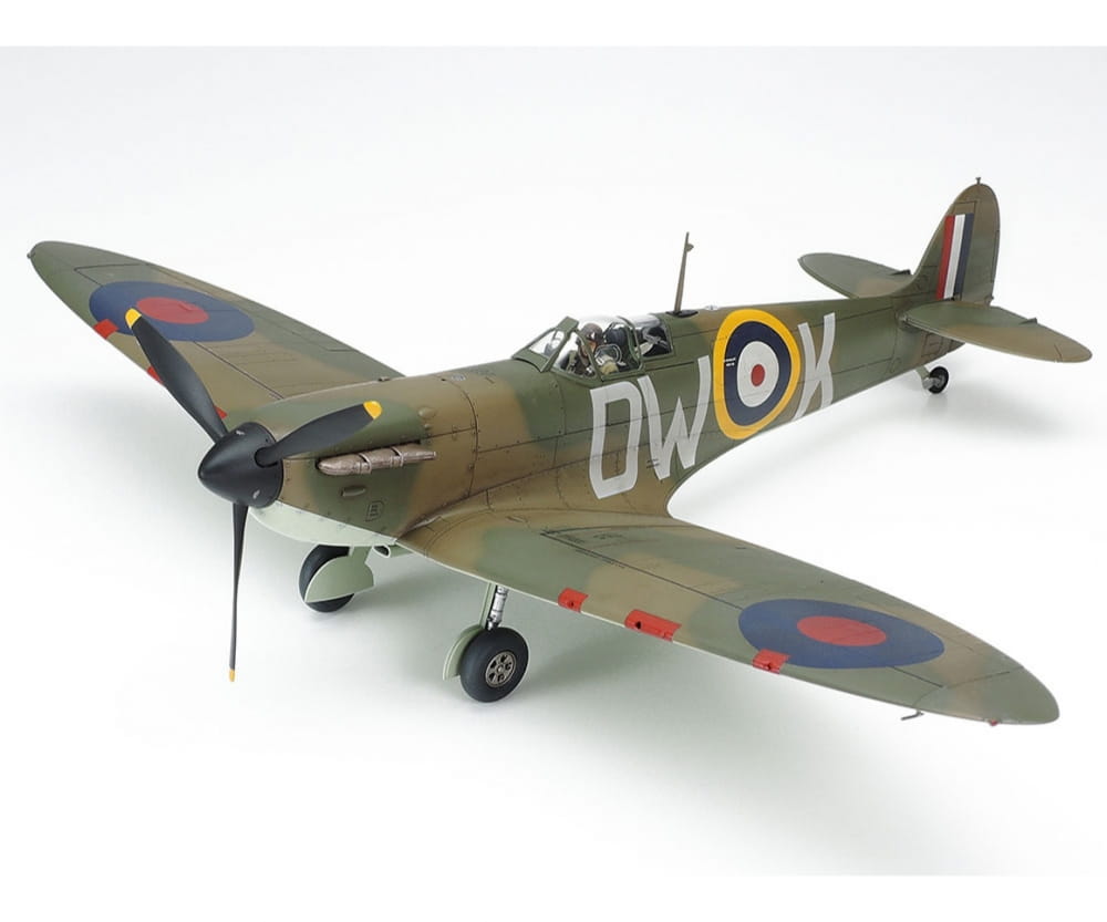 Tamiya 1:48 Brit. Supermarine Spitfire Mk.I Flugzeug Plastik Modellbau Bausatz