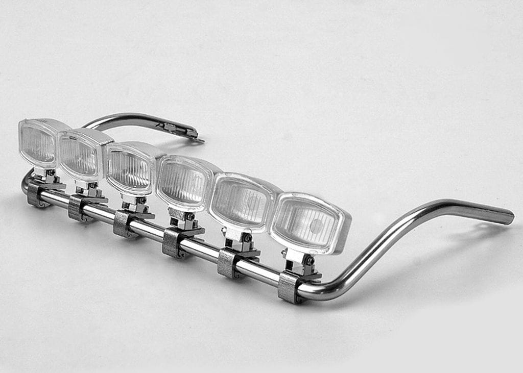 Lesu 1_14 Dachlampenbuegel fuer Mercedes Actros_Arocs Metall LED - RC-Zubehoer