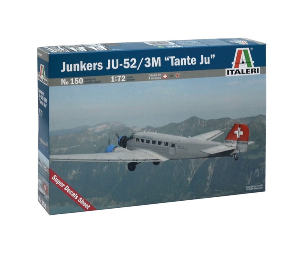 Italeri 1:72 JUNKERS JU-52 3/m "TANTE JU" LH