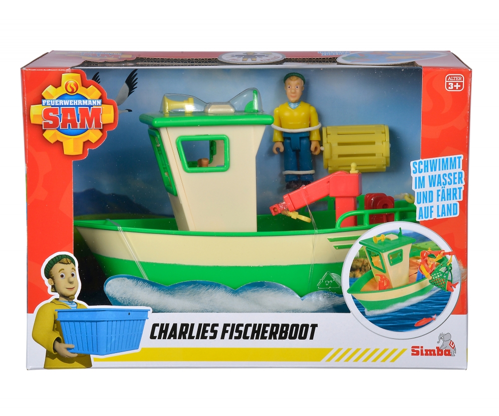 Simba Toys Sam Charlies Fischerboot mit Figur