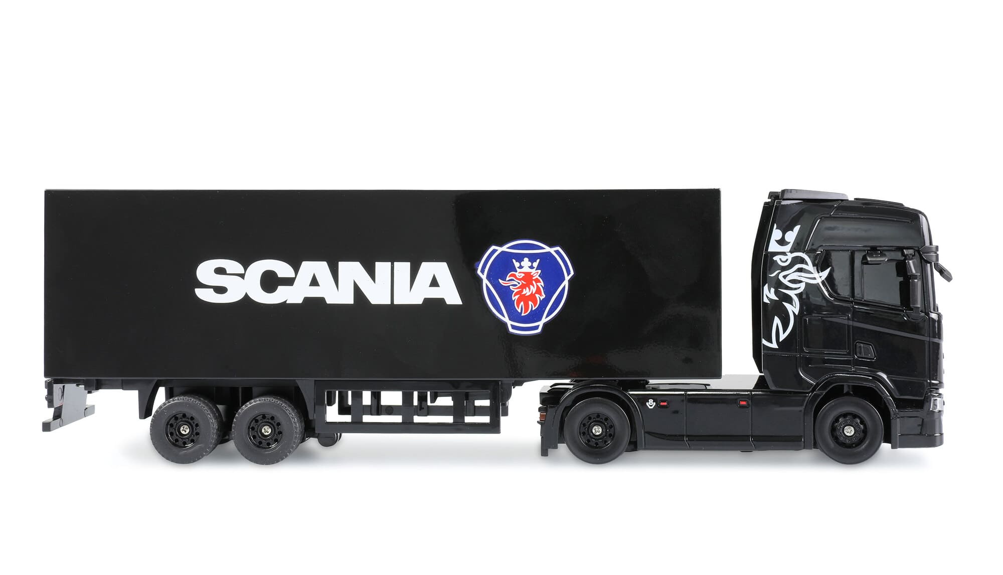 Amewi Mini Scania 730 S Kofferauflieger 4WD 1_64 RTR RC LKW Schwarz