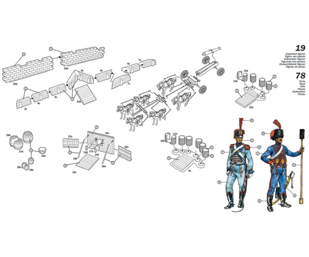 Italeri 1:72 Französisches Artillerie-Set Italeri 1_72 Franzoesisches Artillerie-Set - RC-Zubehoer