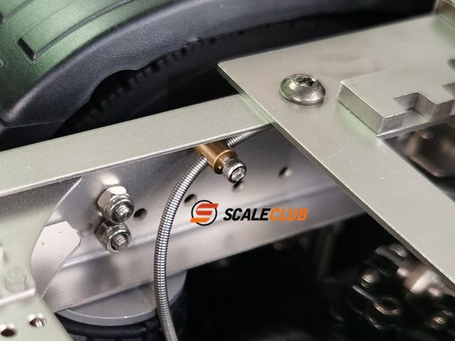 ScaleClub Halter 1-fach fuer Bowdenzuege von Differenzialsperren - RC-Zubehoer