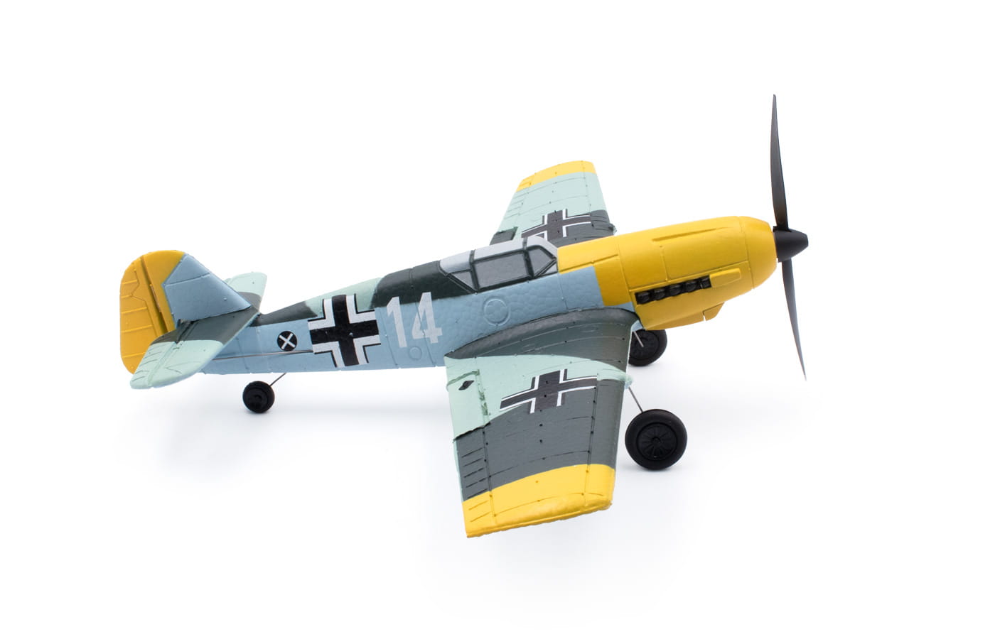 Modster mdx-bf-109-e-messerschmitt-rc-flugzeug-rtf-inkl-6-achs-flu