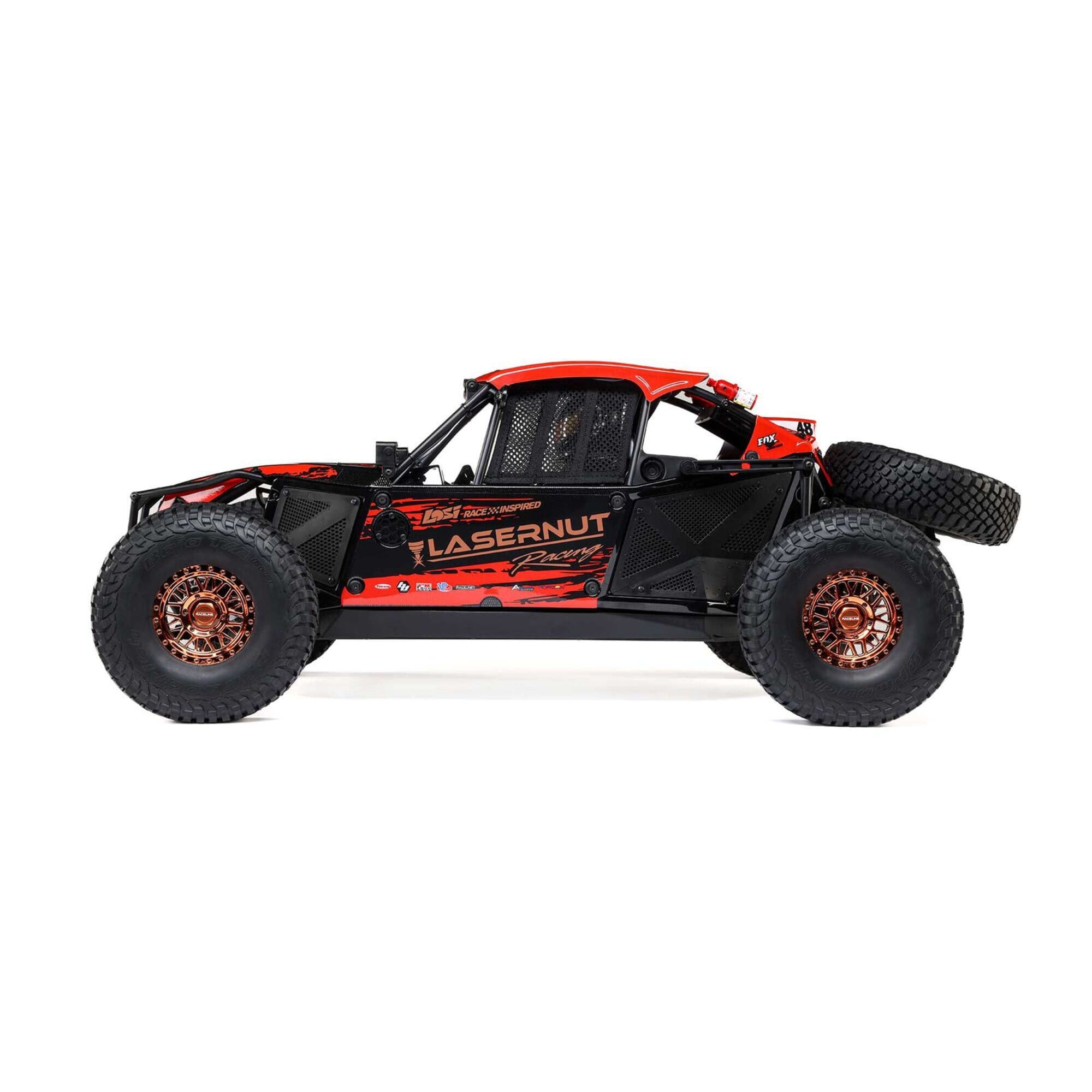 Losi 8IGHT-X 4X4 Super Lasernut 1_6 Scale Buggy RTR auf Offroad-Strecke