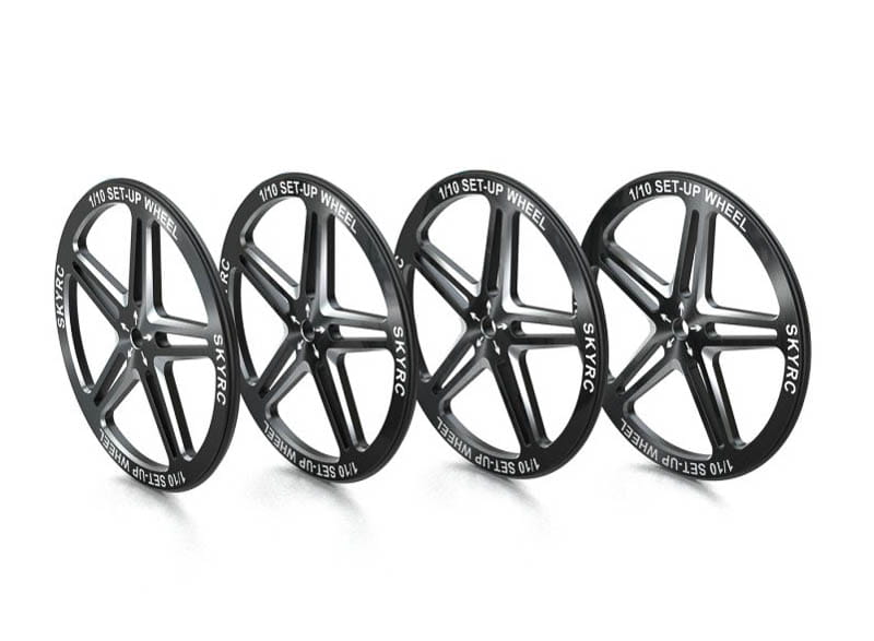 SkyRC SkyRC Setup Wheel Alu schwarz - RC-Zubehoer