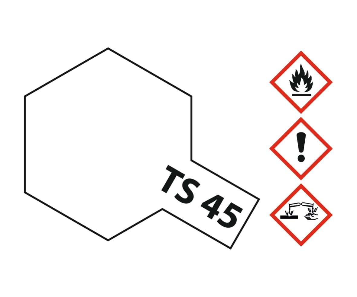 Tamiya TS-45 PERLWEISS 100ml Sprühfarbe Tamiya TS-45 PERLWEISS 100ml Sprühfarbe