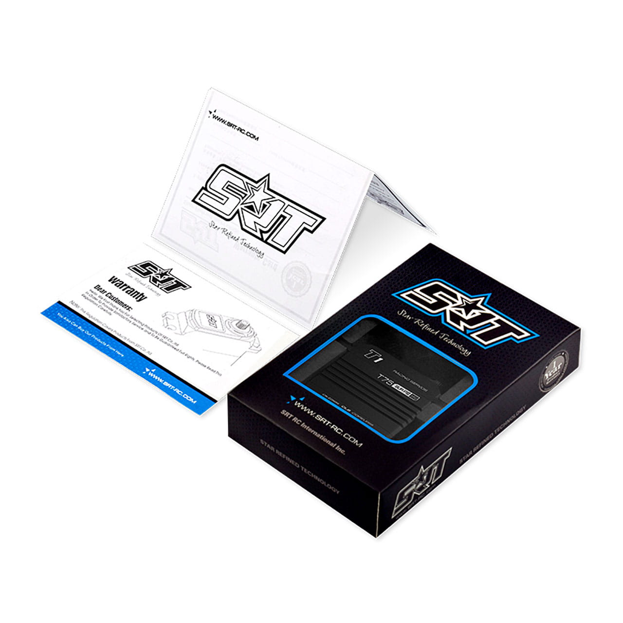 SRT T75 Brushless Servo HV  CNC Alugehäuse 60.0kg/0.14sec @7.4V