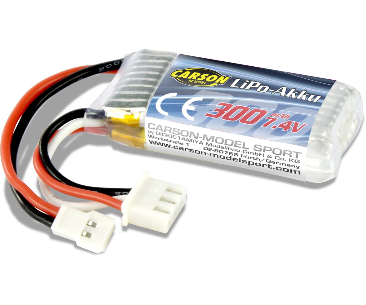 Carson Batterie Lipo 7,4V 300MAH