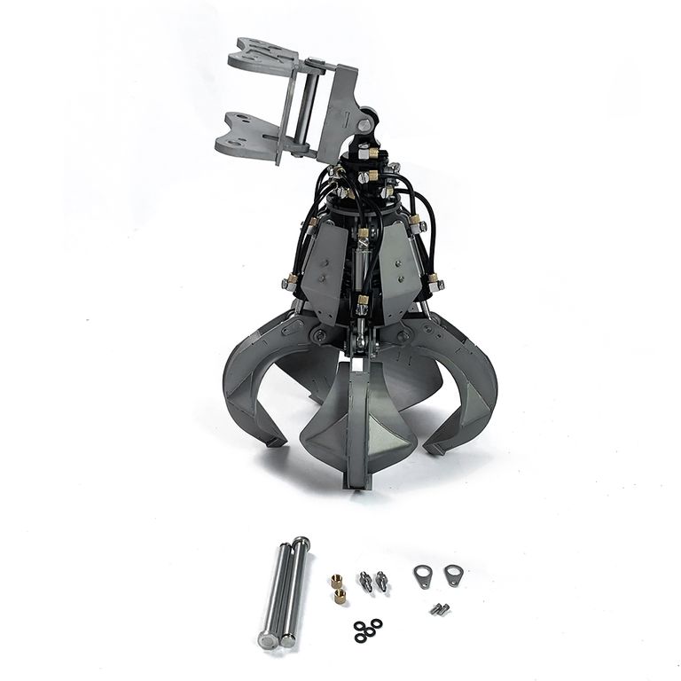 Lesu Schrottgreifer hydraulisch fuer ET35-Bagger - RC-Zubehoer