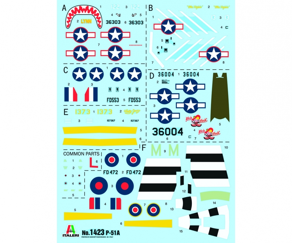 Italeri 1:72 US P-51A Mustang