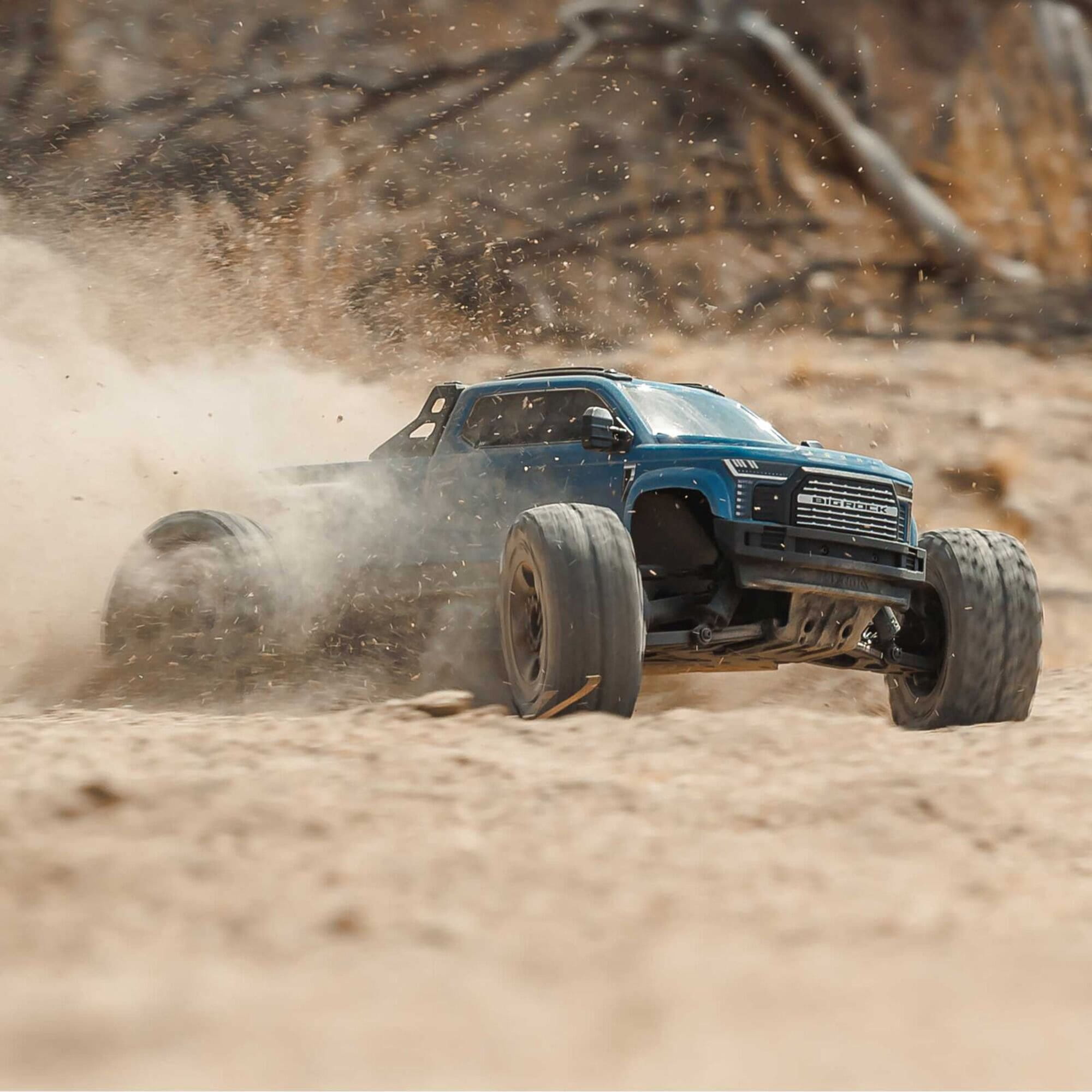 arrma big rock 223s blx 4x4 monster truck blau Arrma BIG ROCK 223S BLX 4X4 Monster Truck Blau RTR_ brushless bis 80 km_h