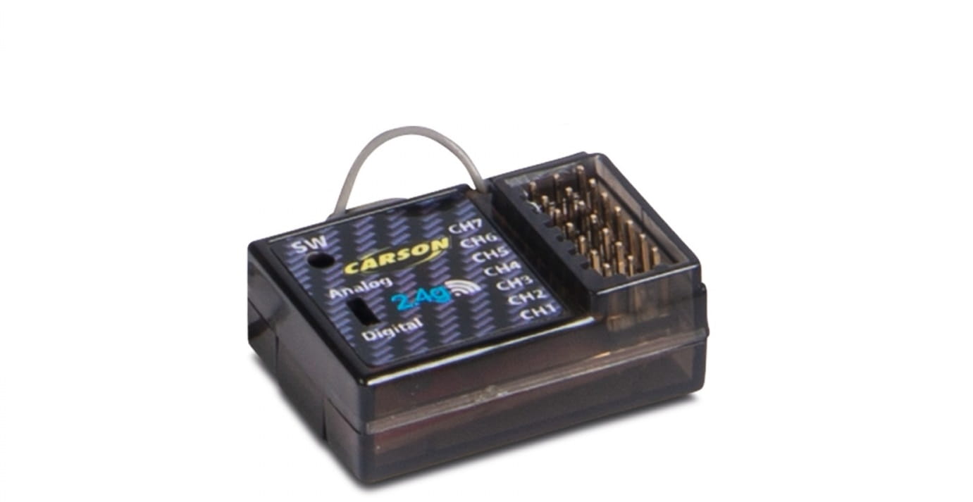 Carson Empfänger Reflex Wheel LCD 7 Kanal 2.4 G Carson Empfänger Reflex Wheel LCD 7 Kanal 2.4 G