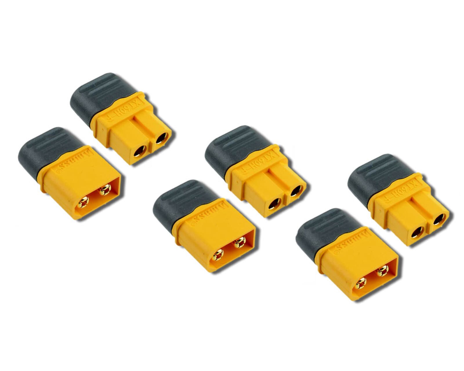 XT60 Buchse _ Stecker mit Kappe - Modellzubehoer